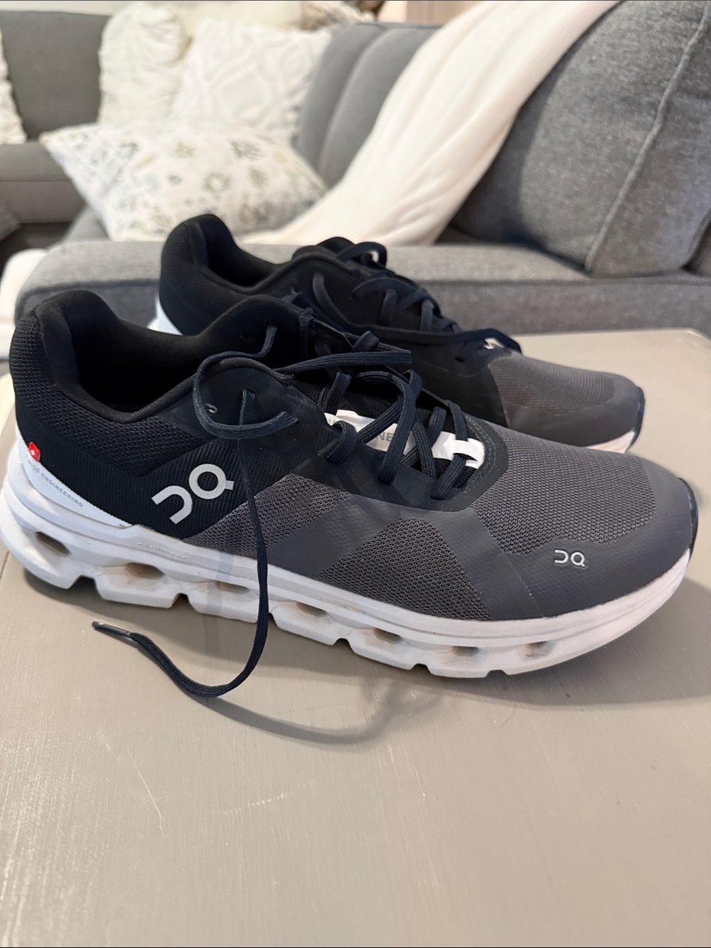 On Running Men's Running Shoes in Gray and Black